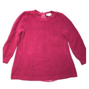 Loft Purple Women Knitted Sweater